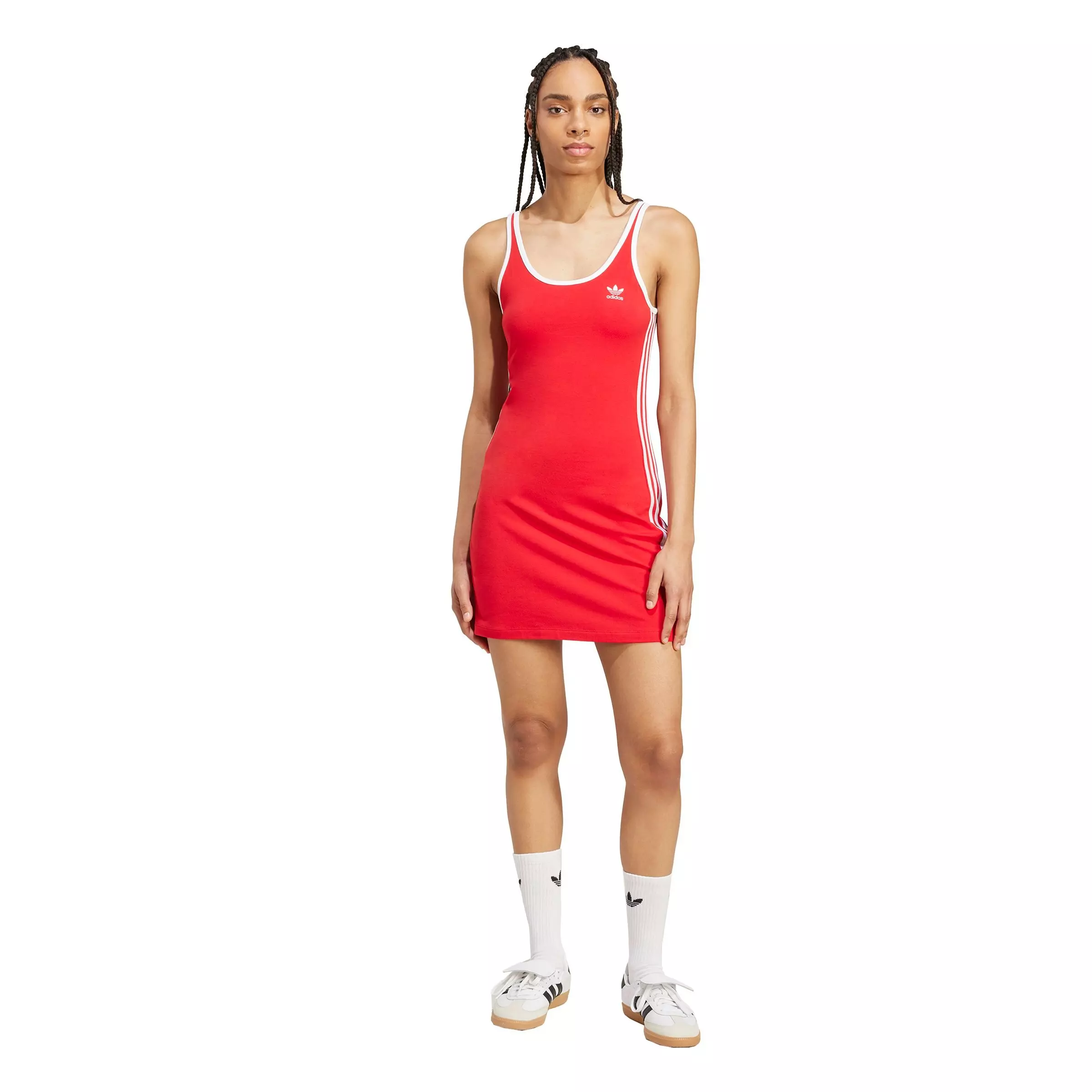 新品タグ付✨adidas ORIGINALS TANK DRESS  3本線 adidas Originals Women's Denim 3 Stripes Tank Dress | Dick's